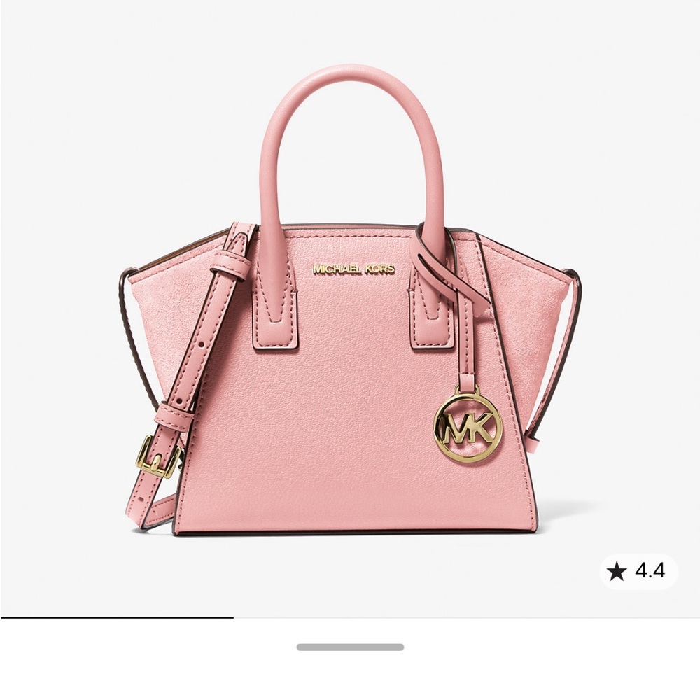 Michael Kors Blush Pink Satchel Leather and suede